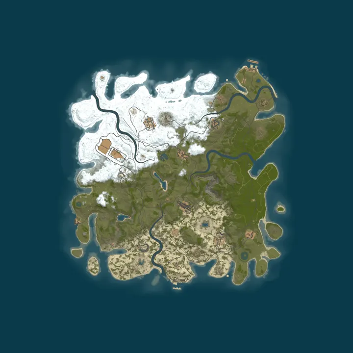 Map of AU RUST monthly low upkeep more storage