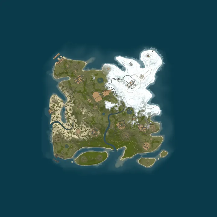 Map of IRS WARFARE 3X WEEKLY PVP | QUADS | Kits | Cases | VIP