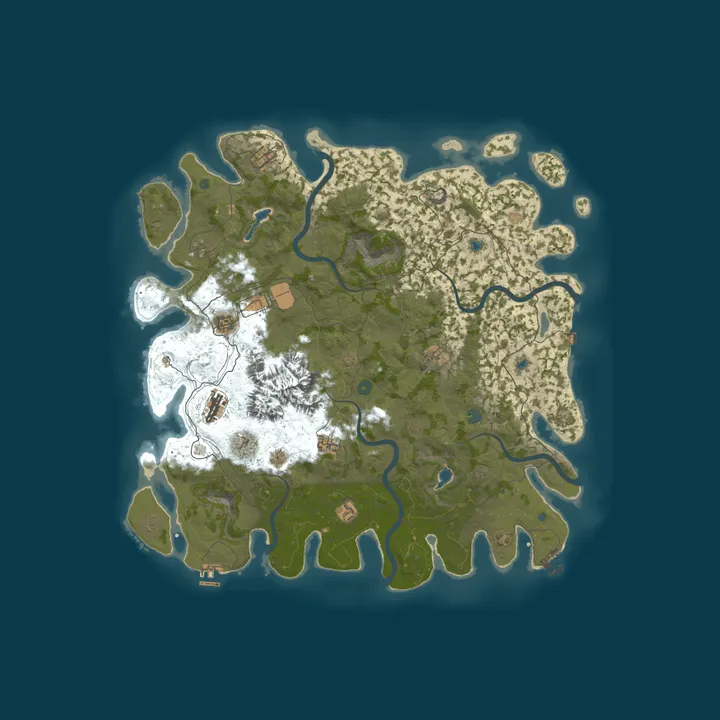 Map of [NA] Myah's - PvE Pirates|Convoy|RaidBases|NPC|10.01.26