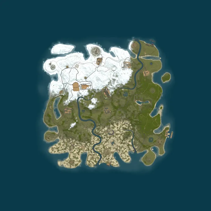 Map of Fairlake - PvE Only, Vanilla Server