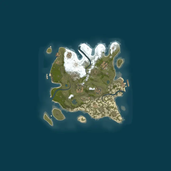 Map of UCloud Game Zone Rust Server