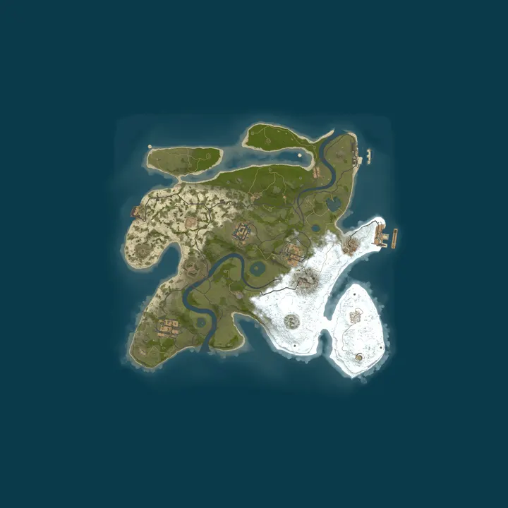 Map of UCloud Game Zone Rust Server