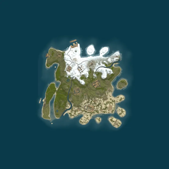 Map of UCloud Game Zone Rust Server