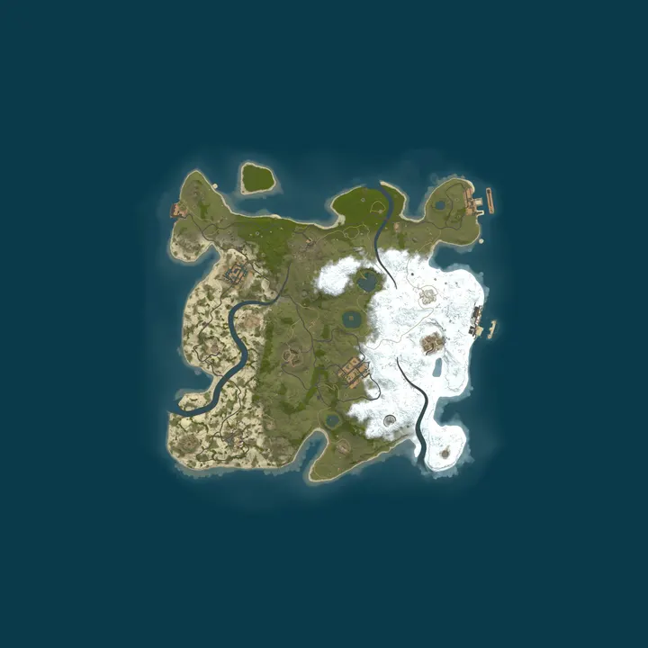 Map of UCloud Game Zone Rust Server