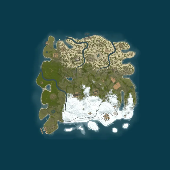 Map of BattleGrounds10x No BPS/Custom BuildSites/TelePort/Auto Door