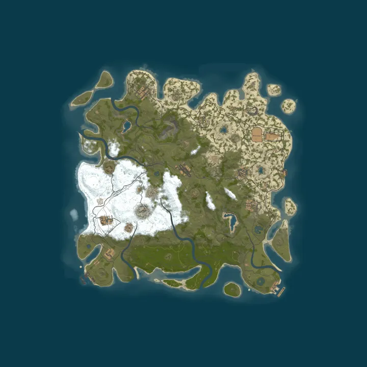 Map of [AU] Rust Captain NPCs - Weekly Sat Solo/Duo/Trio