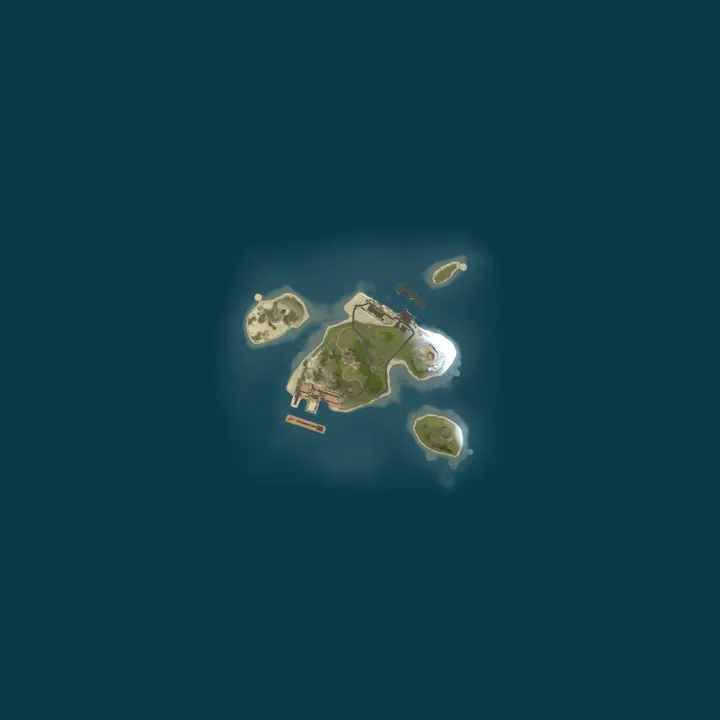 Map of A Shockbyte Rust Server