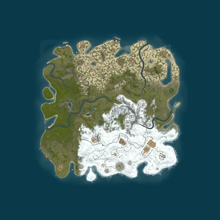 Map of Spartan Hiro Rust Server