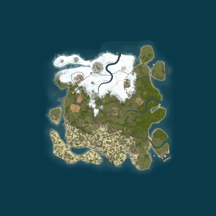 Map of Pine Hosting - Rust Server
