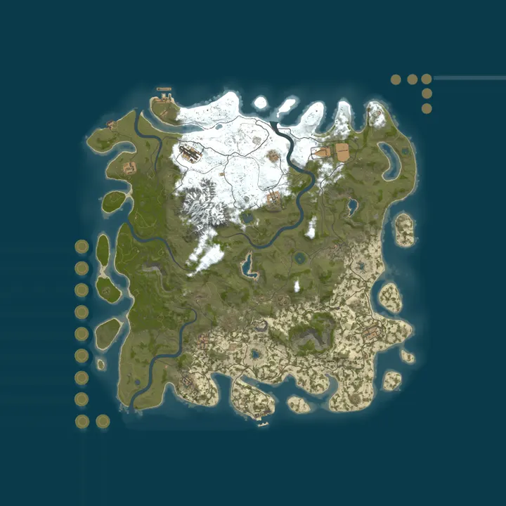 Map of Wasteland Wanderer's PVE EVOLVED WEAPONS | 7 DAYS TO DIE HORDE