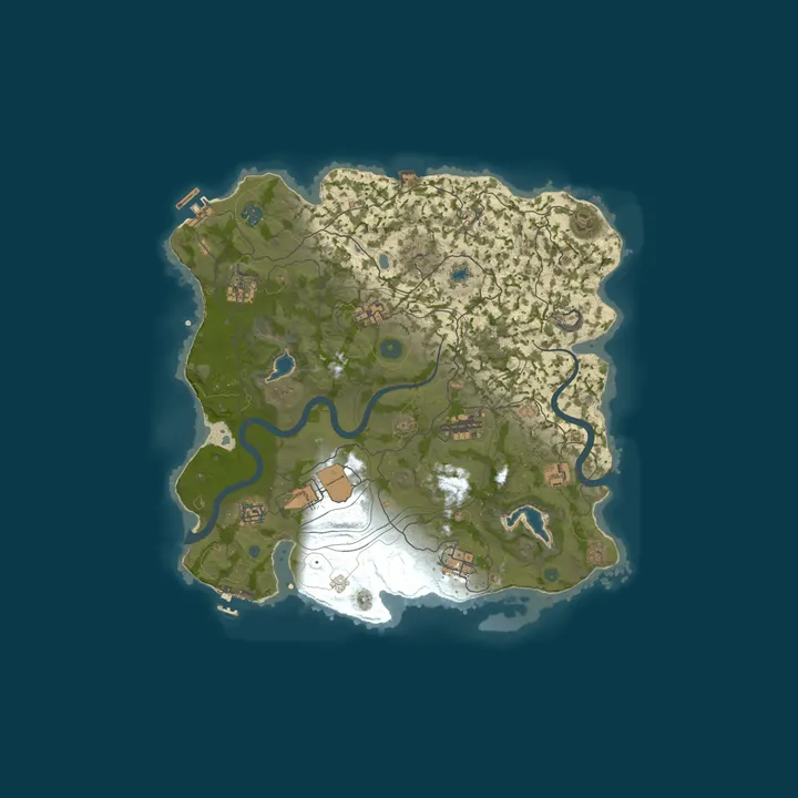 Map of HQM.GG SEA 3x Monthly Solo Only - Skins - Pvp - ORP