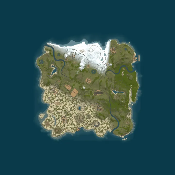 Map of HQM.GG SEA 3x Monthly Solo/Duo/Trio/Quad - Skins - Pvp - ORP