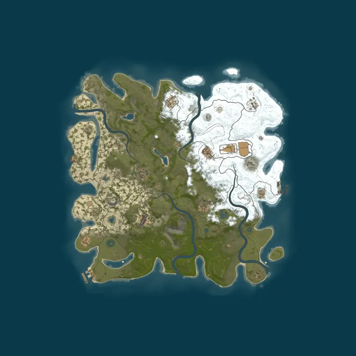 Map of  [SEA] Rust International 1.5X | Solo / Duo / Trio | Weekly | J