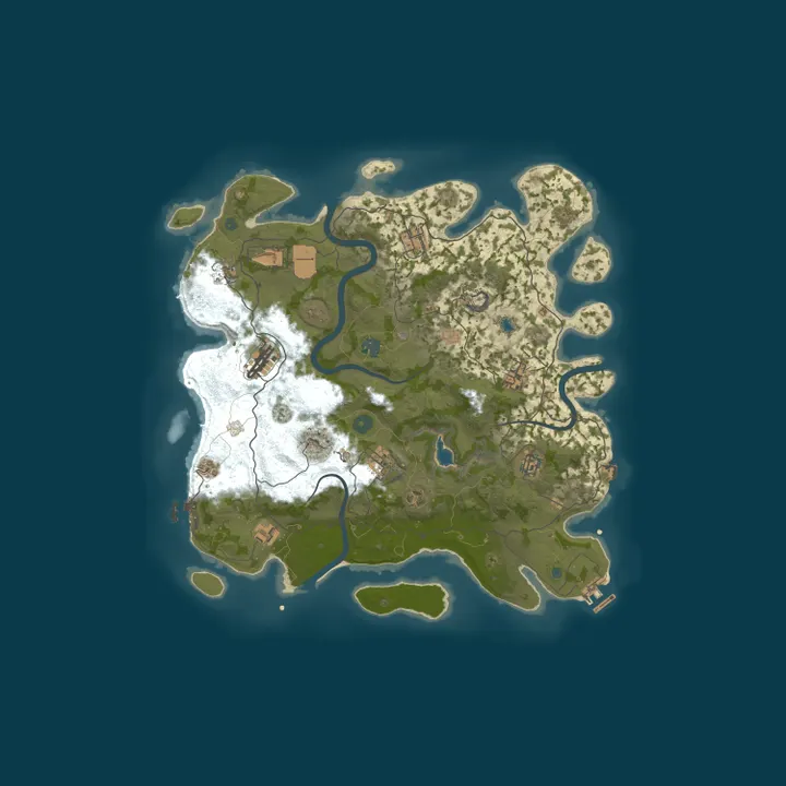 Map of My Rust Server