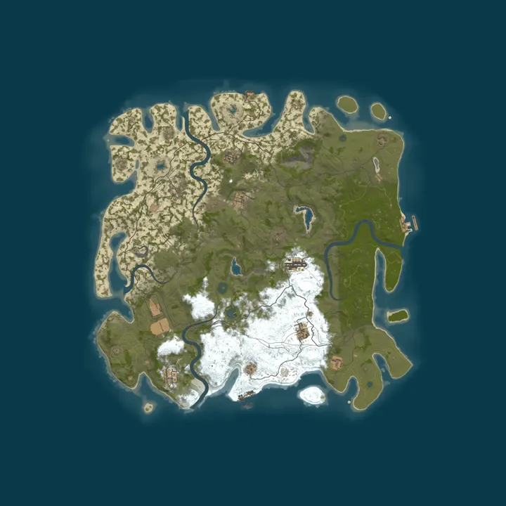 Map of Brianwryms Base Builders Free Materials and Kits PvE No KOS