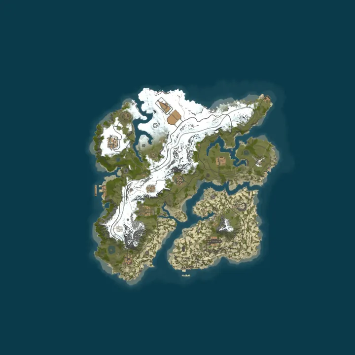 Map of The Milkdrinkers RUST Test Server