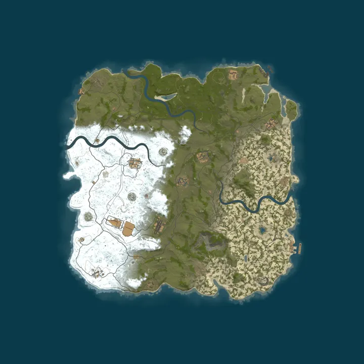 Map of My Untitled Rust Server