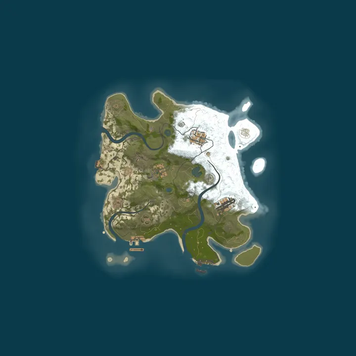 Map of A Rust Server