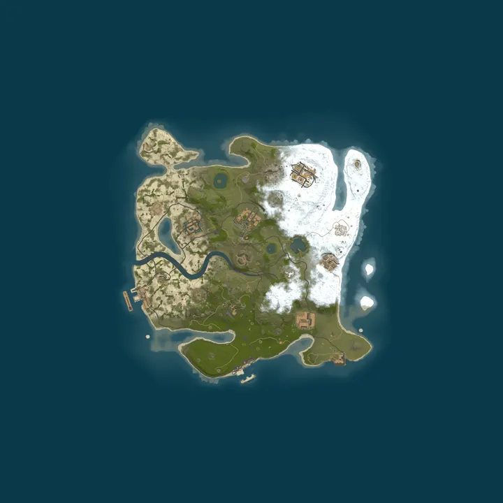 Map of Fuck Around Island