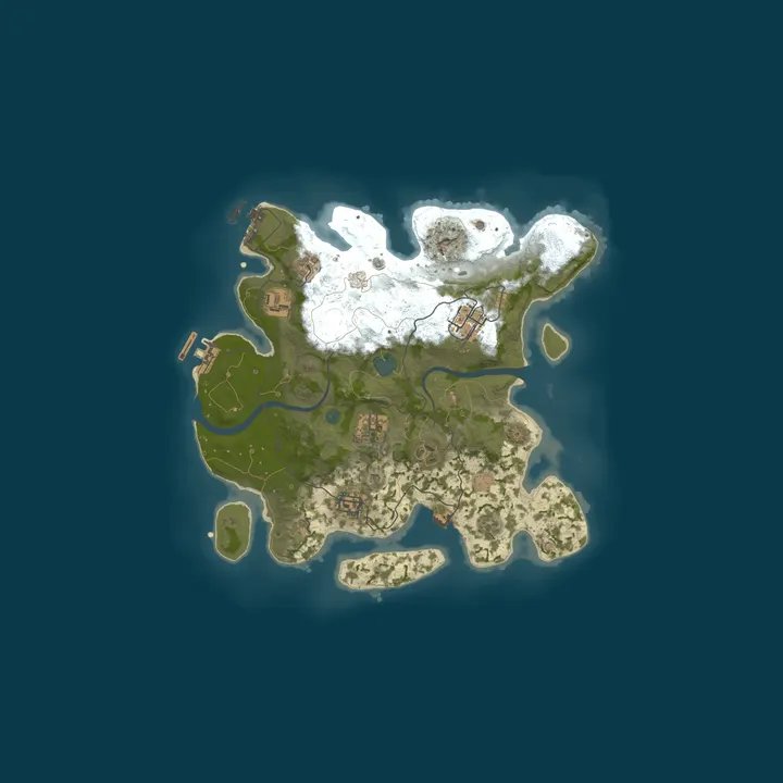 Map of A Burrow Rust server