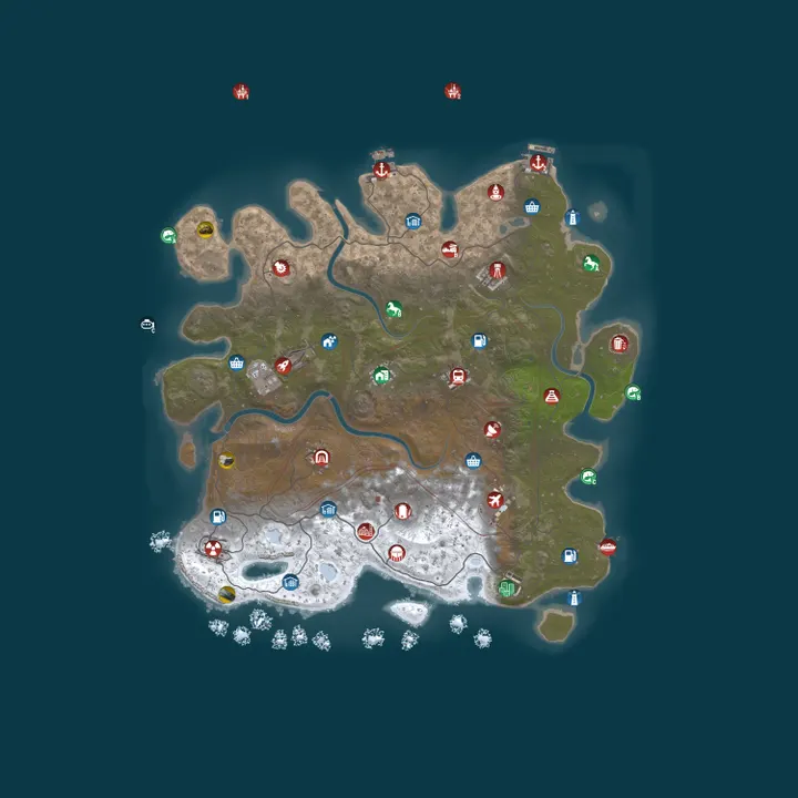 Map of Magic Rust #21 — Vanilla 2x | HOBOCИБ | Pyccкий