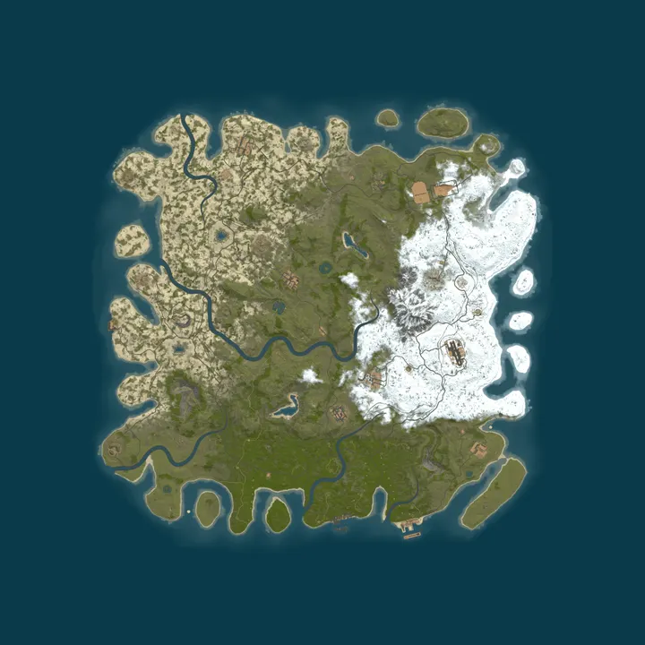 Map of OGG TexasRegulators SOLO/DUO/TRIO | Monthly Vanilla