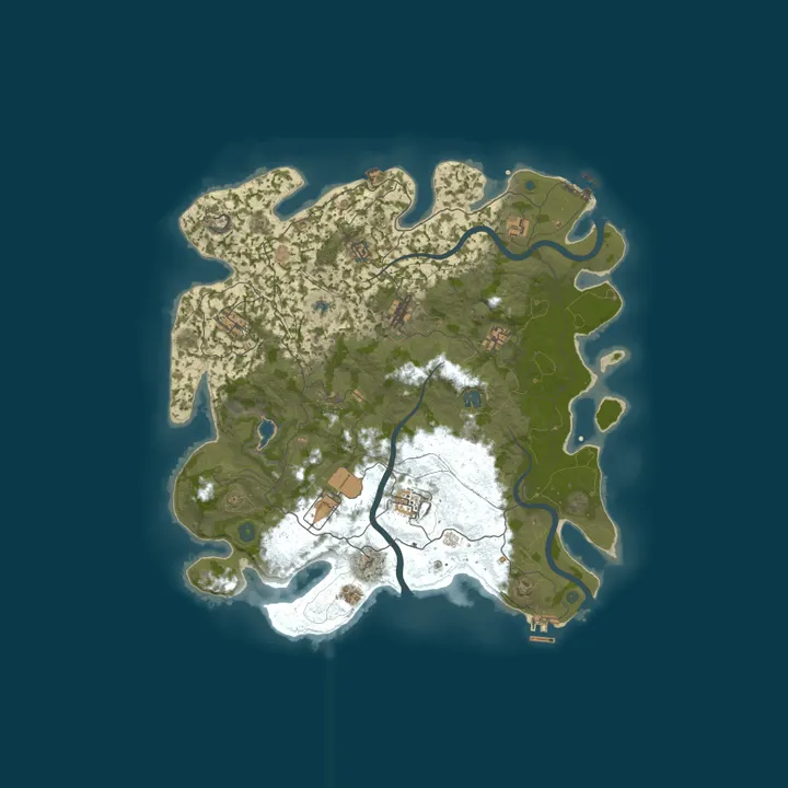 Map of Rust Server
