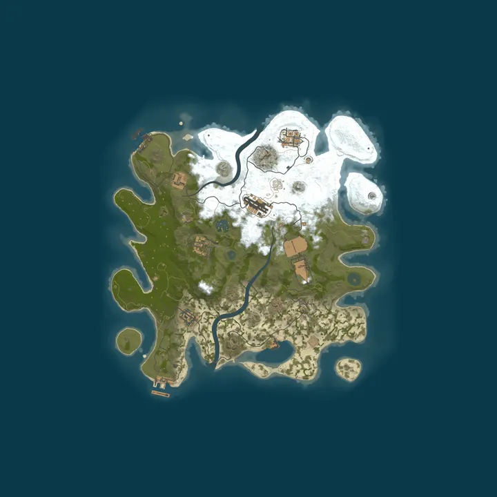 Map of Northern Outlaws | 4X | Monthly | Raidable Bases | Backpack