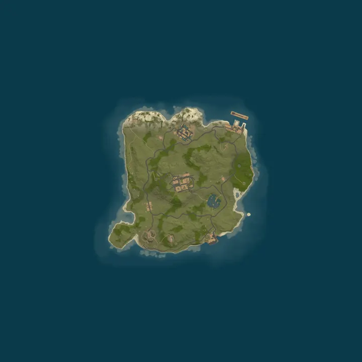 Map of Lost, PVE, Small Map