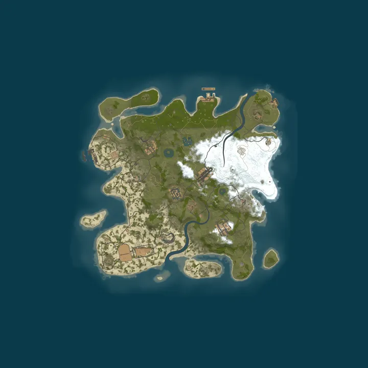Map of Northern Outlaws | 4X | Monthly | PvP | Raidable Bases | Kits
