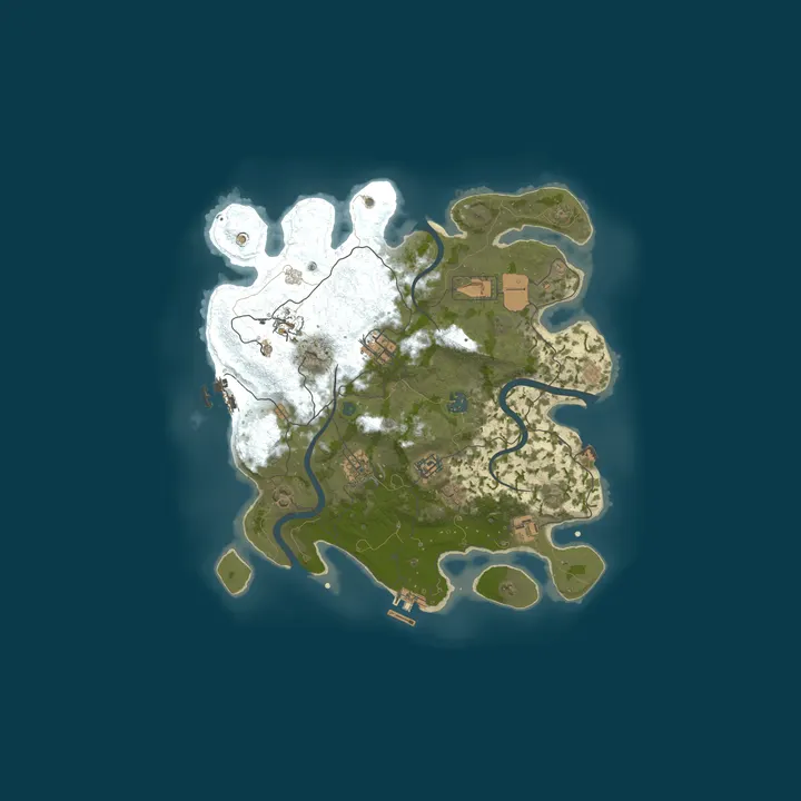 Map of 100X PVP RAIDS CUSTOM PLUGINS | POP 110/100 = 0H + 110 Persiste