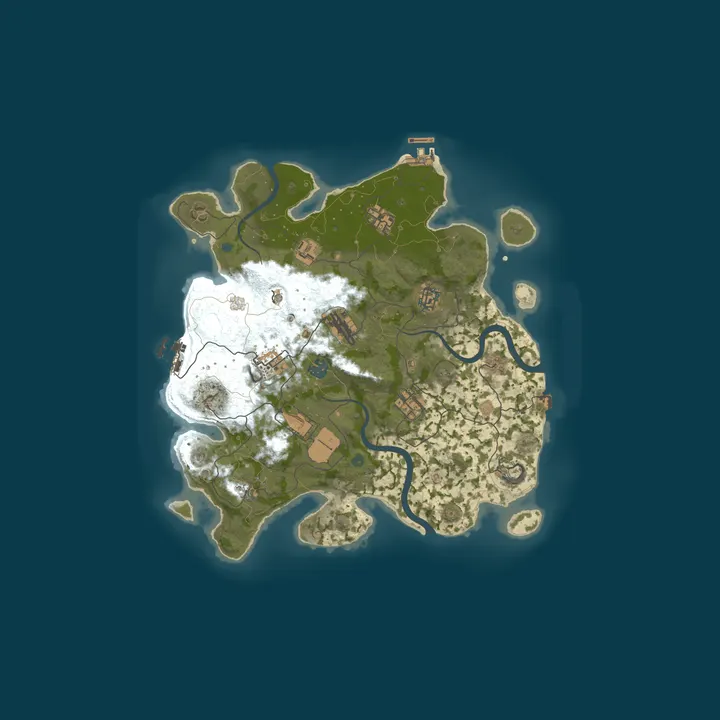 Map of |US|Redline |Kits|7x|BetterLoot|