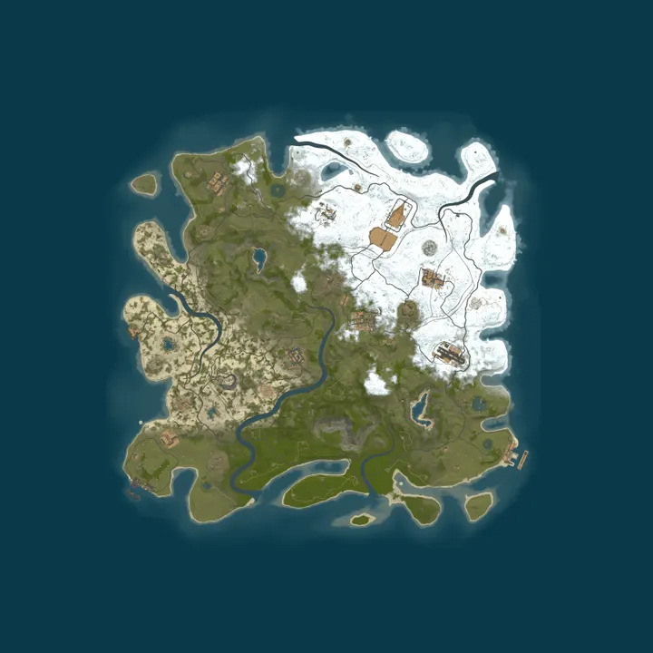 Map of 1% upkeep, minis spawn on road