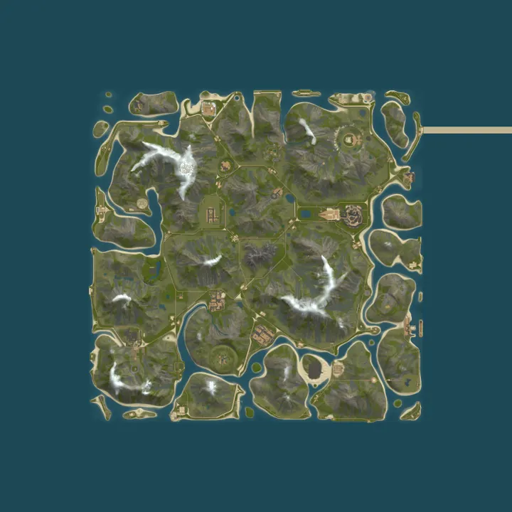 Map of Rust Server