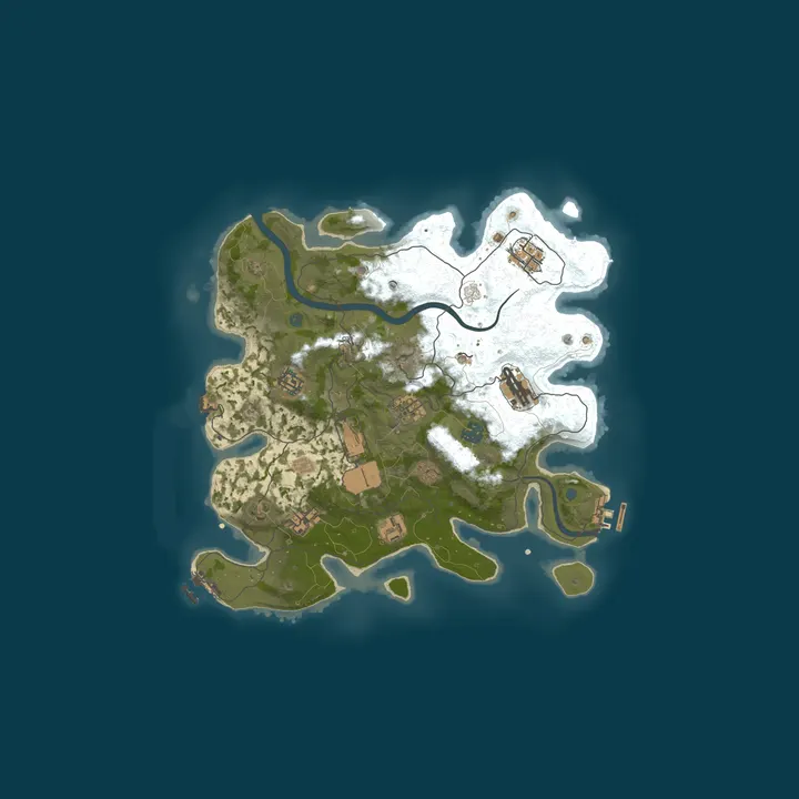 Map of [EU/ES] Stonehaven PvE x10 | Skills | Invasions | Raidable Base