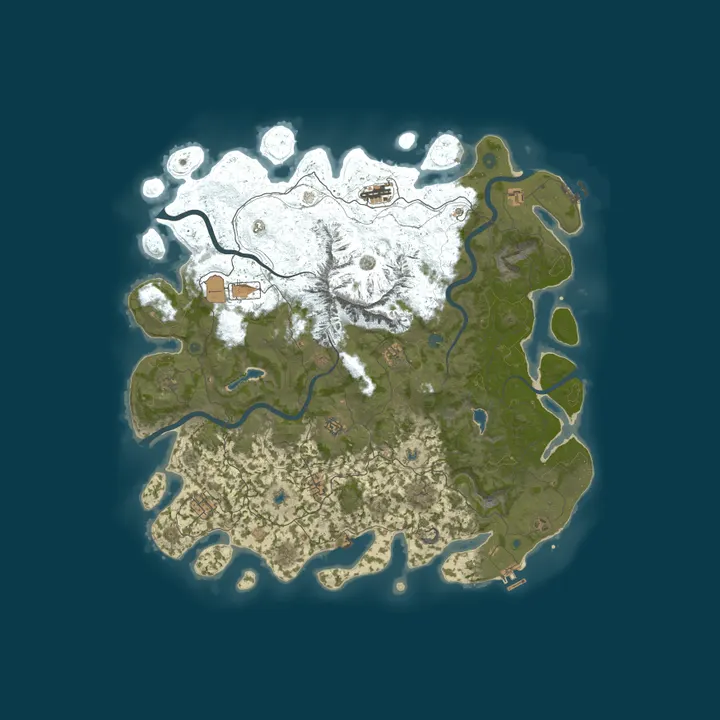 Map of Rust Server1129