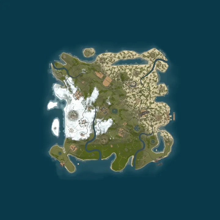 Map of [GER] The Chosen Ones | Rust RP