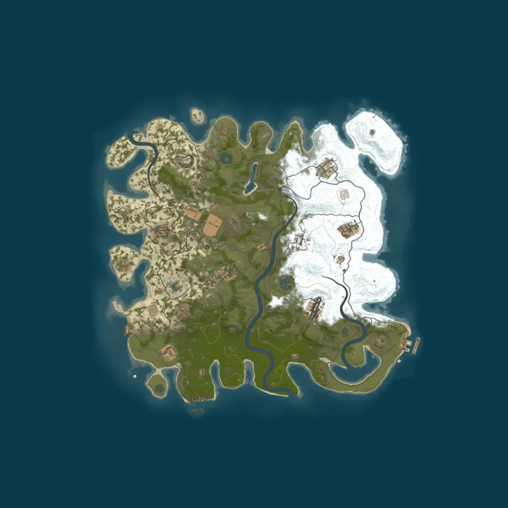 Map of ServerZ Rust Monthly ZA