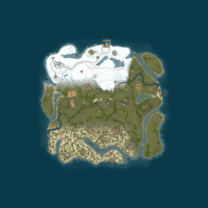 Map of A Rust Server