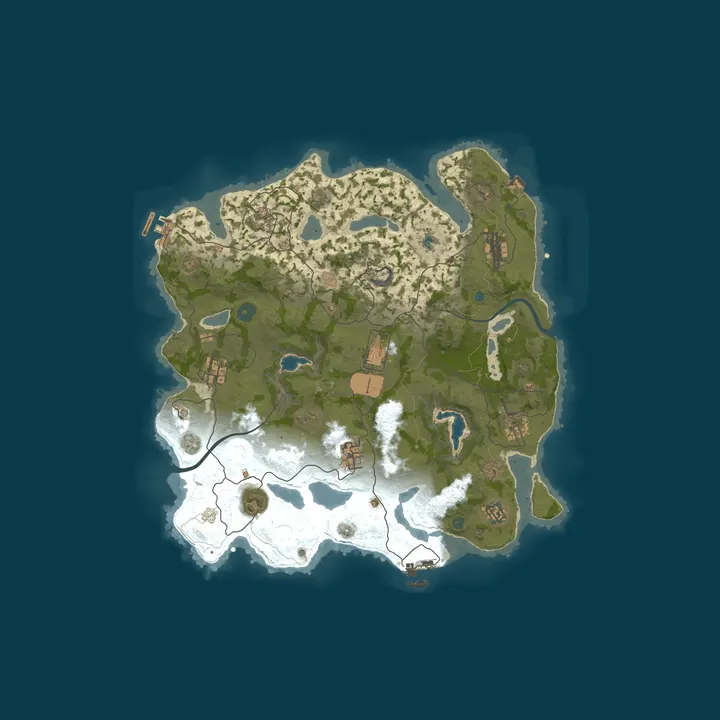 Map of DOPERUST.COM – 2X Solo/Duo/Trio [Vanilla+|Noob Friendly|Month