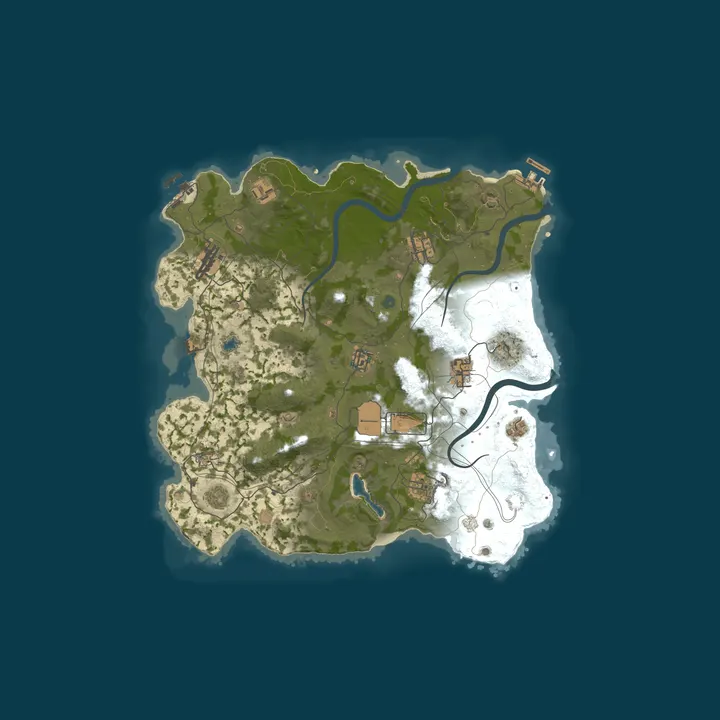 Map of RustForNoobs.com | SOLO ONLY | Softcore Monthly | No BP Wipe | 
