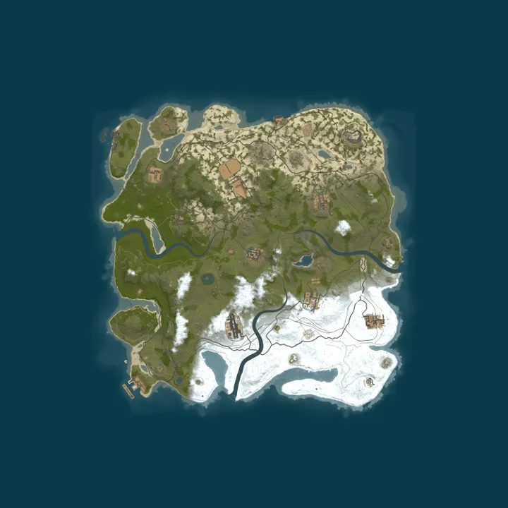 Map of [EU] RustNRelax 3x Solo/Duo/Trio | Monthly | No BP Wipes | Wipe