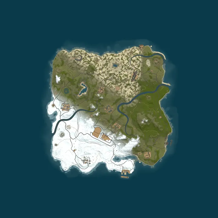 Map of [US] Rust in Peace - 2x Vanilla Wednesdays Solo/Duo/Trio/Quad |