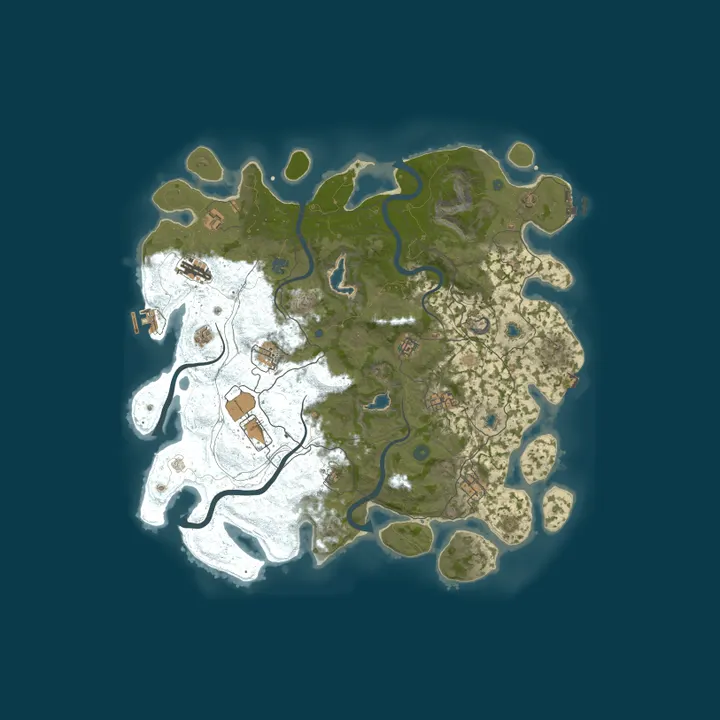 Map of THE VANILLA NW | NOOB|CASUAL | SOLO DUO TRIO QUAD | LOW POP