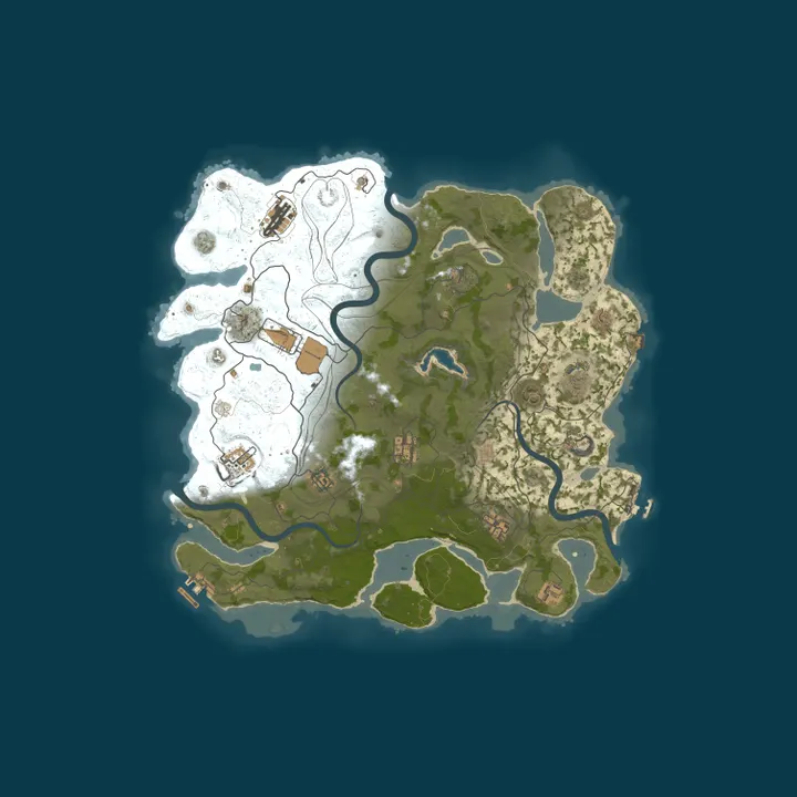 Map of My Apex Rust Server