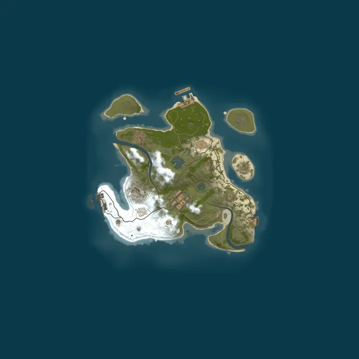Map of My Rust Server