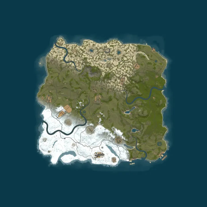 Map of My Rust Server