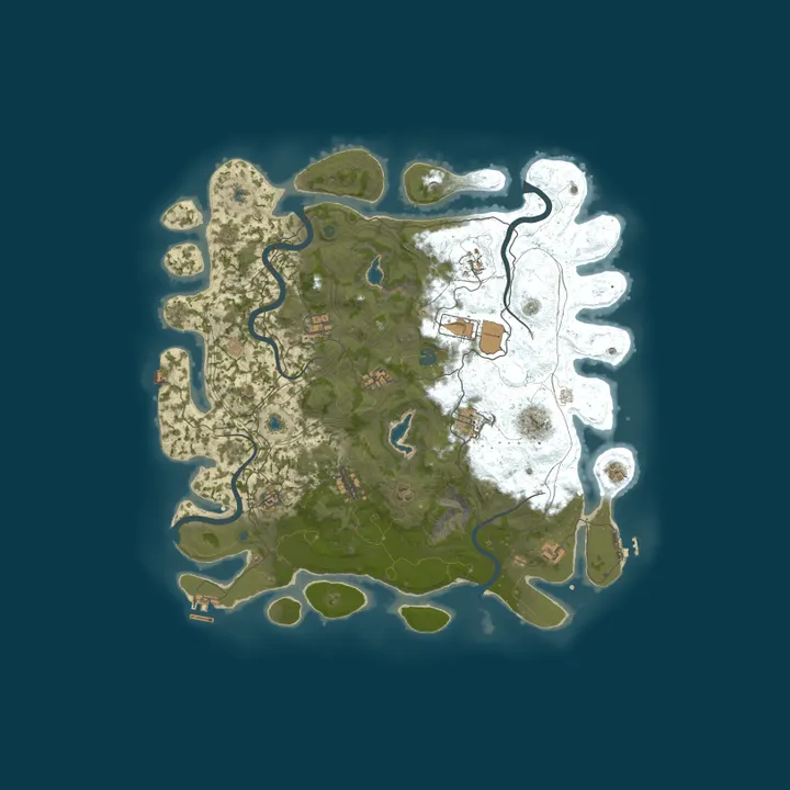 Map of  Rust solo einfach nur so