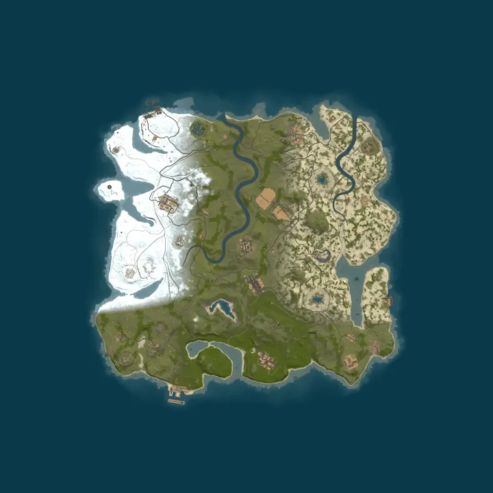 Map of BRUTAL RUST | CREATIVE | ONLY VIPS