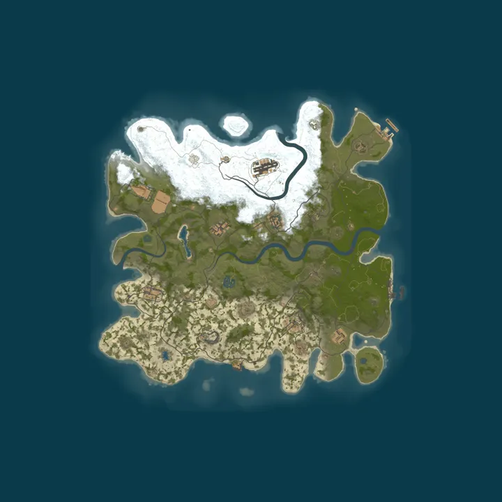 Map of Multiverse Gaming 2x monthly wipe PvP